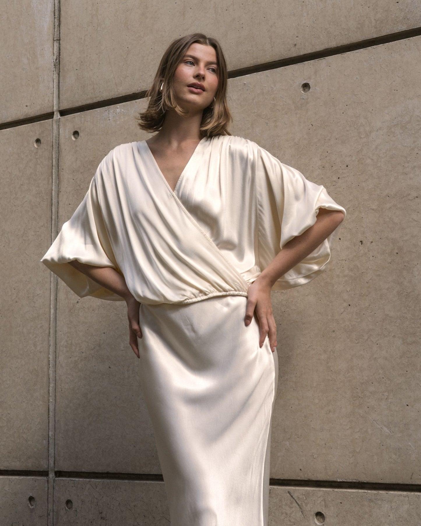 SATIN CROSS OVERTOP