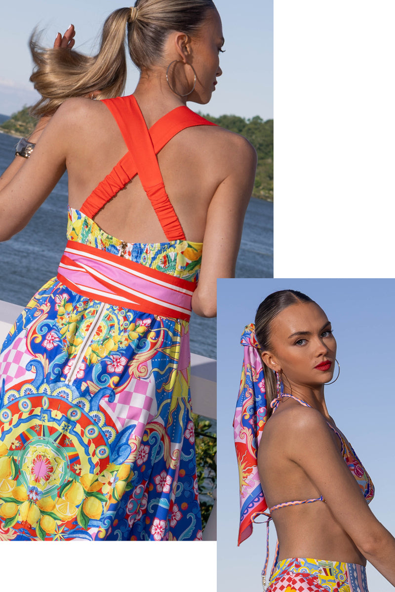 SUMMER SICILY DRESS