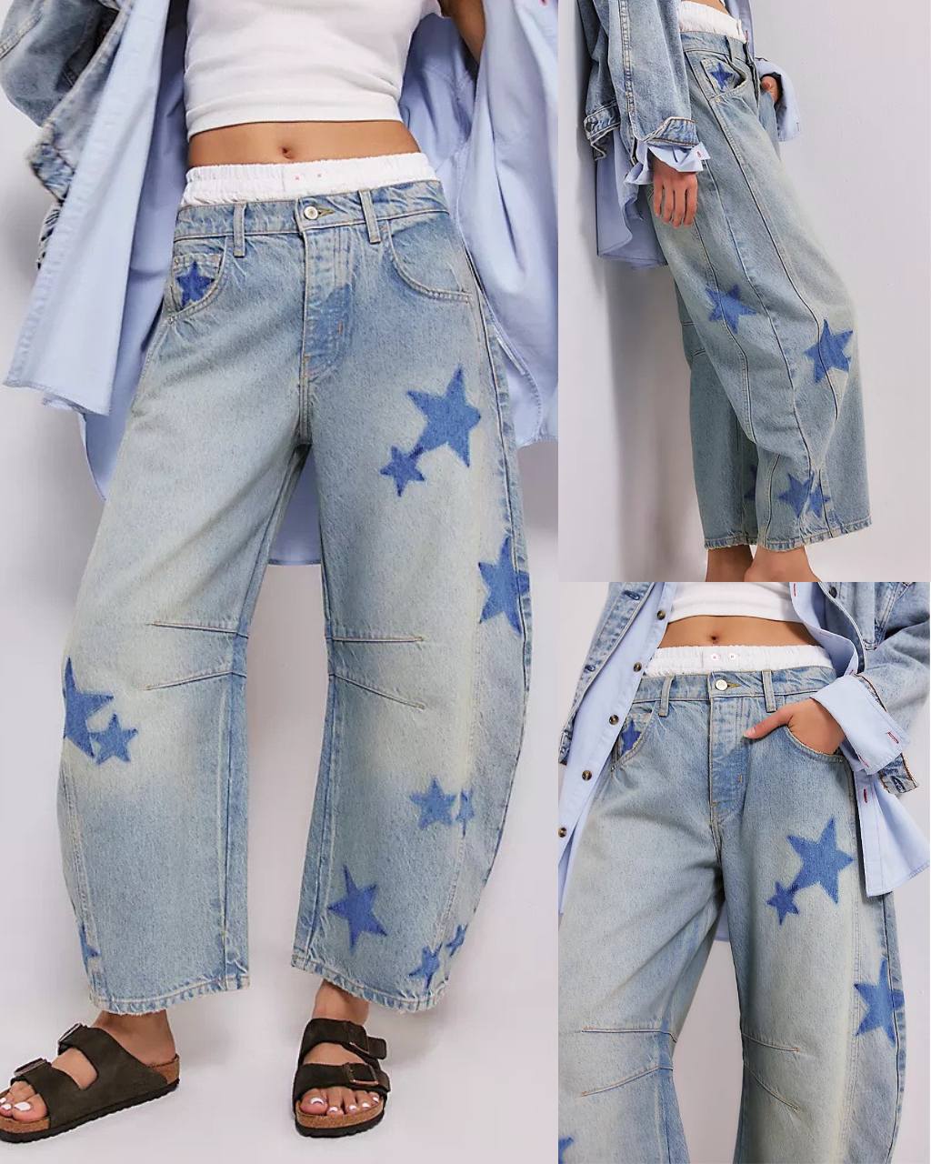 STAR BARREL DENIM JEANS