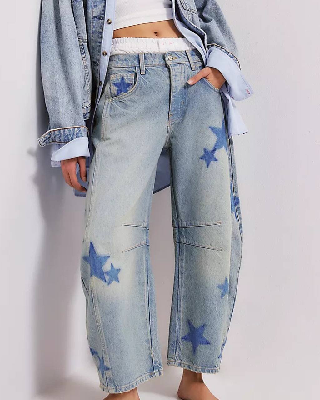 STAR BARREL DENIM JEANS