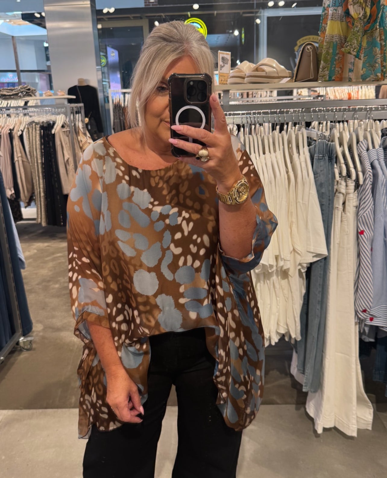 CELINE SILK TOP
