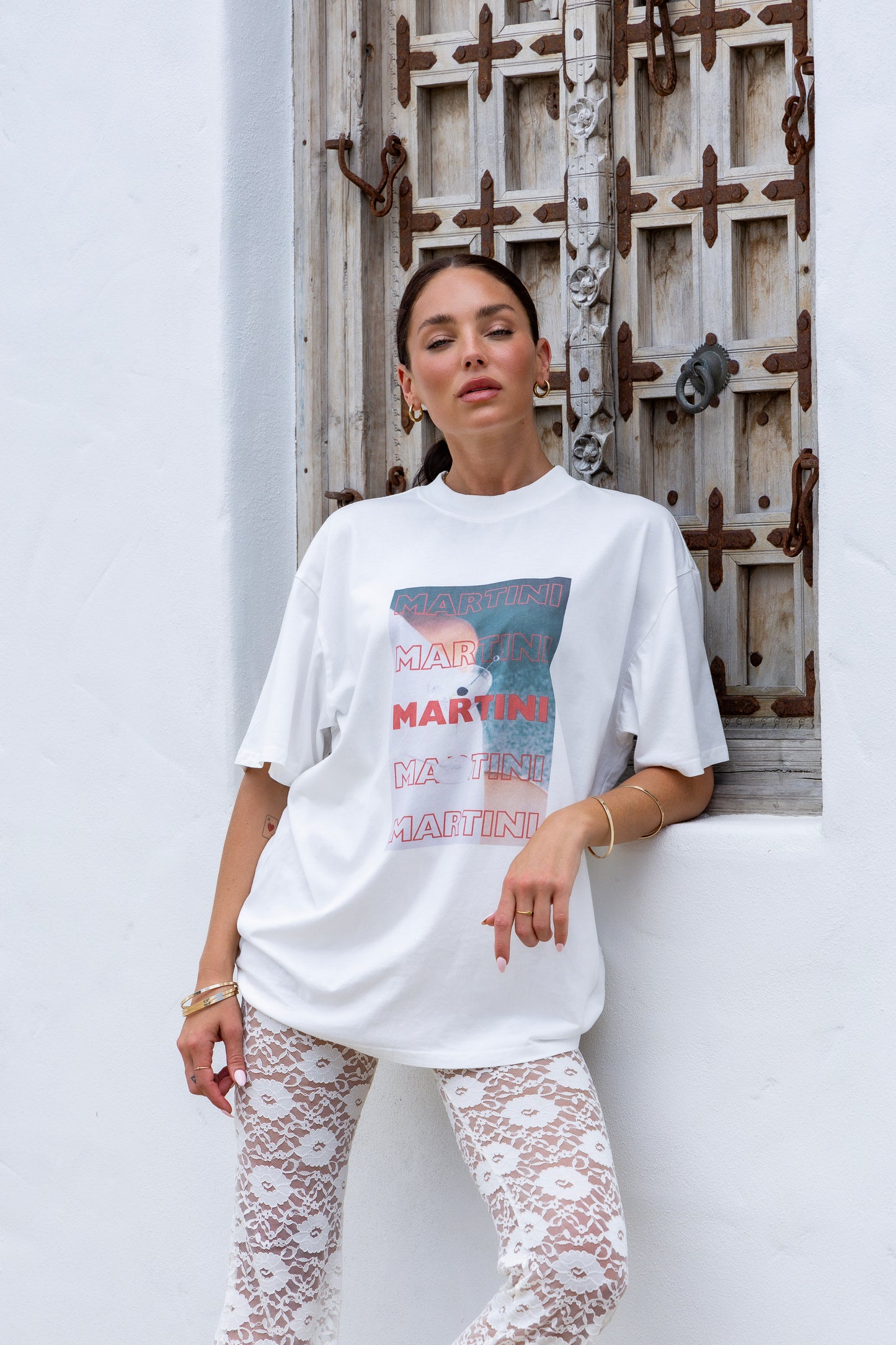 MARTINI TEE WHITE