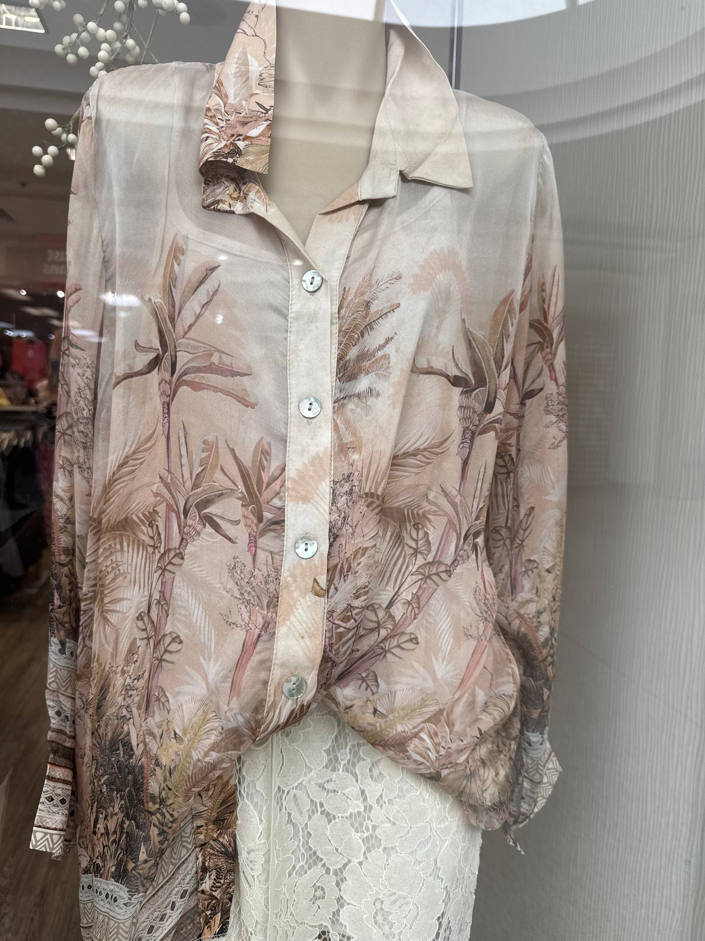 VACANZA JUNGLE SILK SHIRT