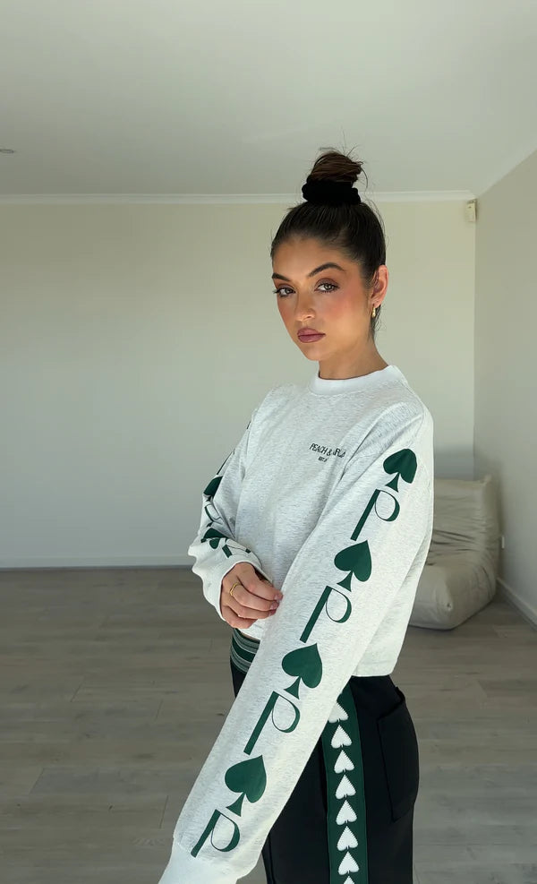 SPADE LOGO CROP TEE