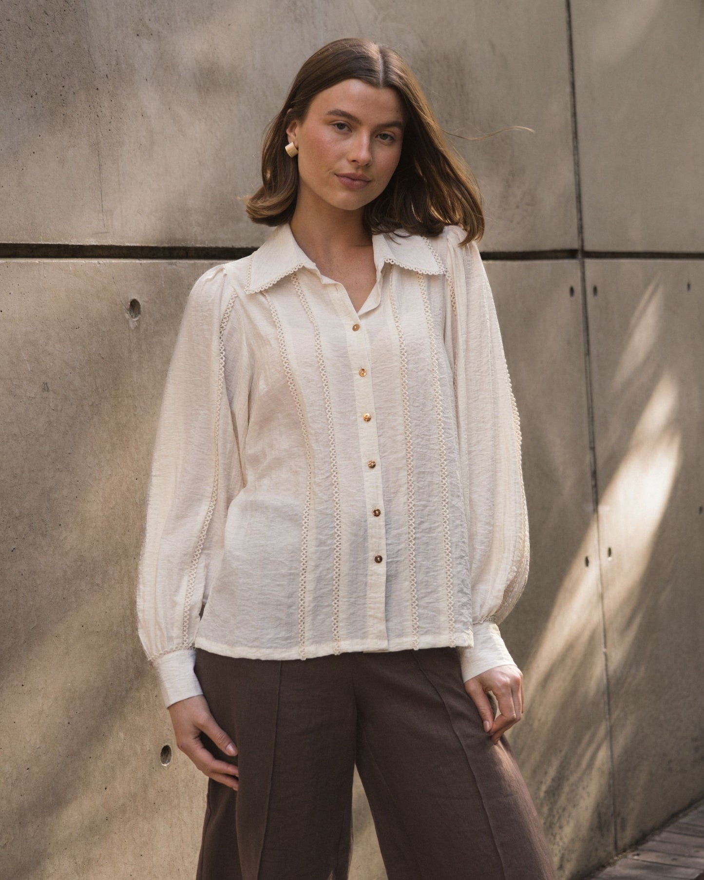 LU LU LACEY SHIRT