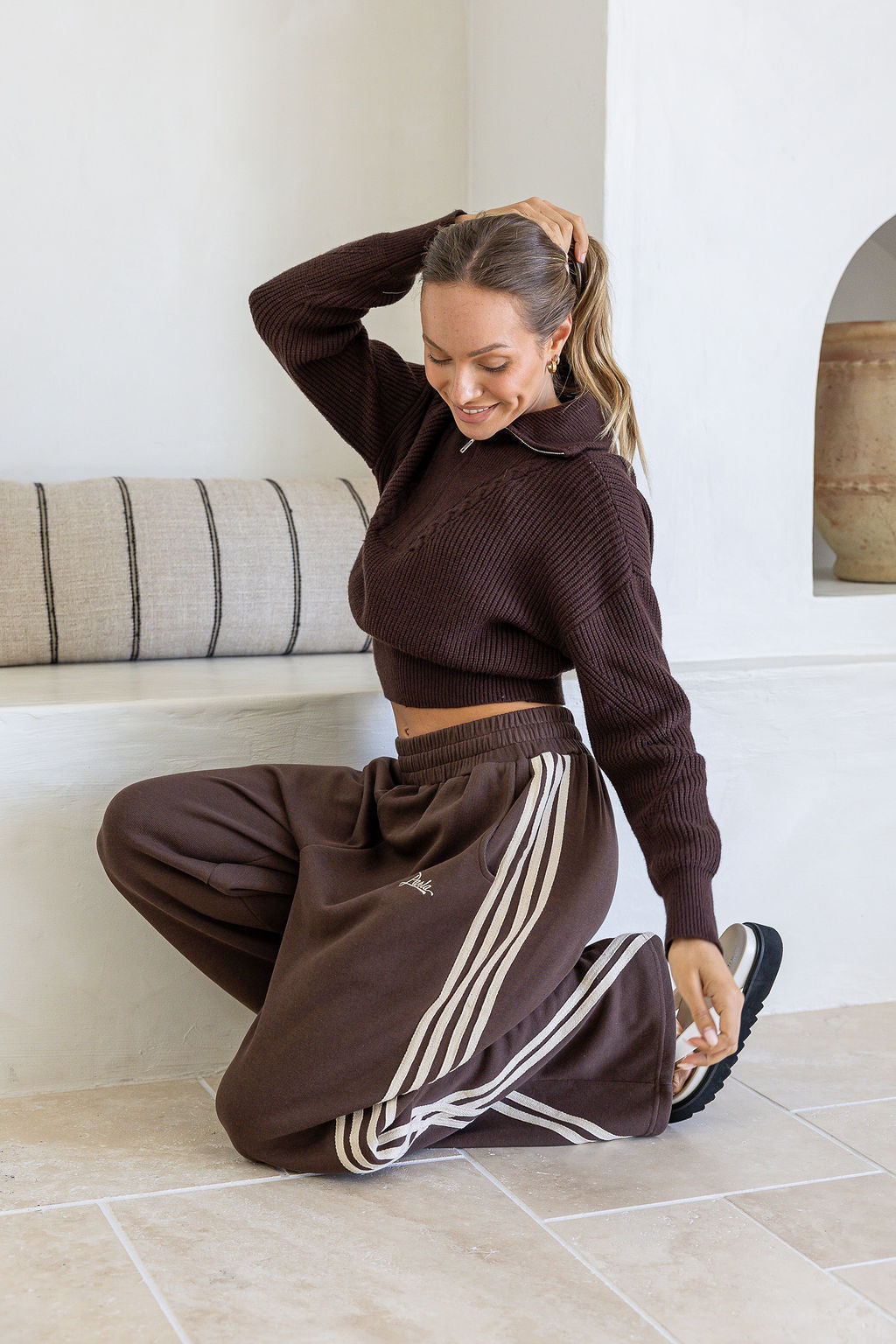 PARLA HALF ZIP TOP