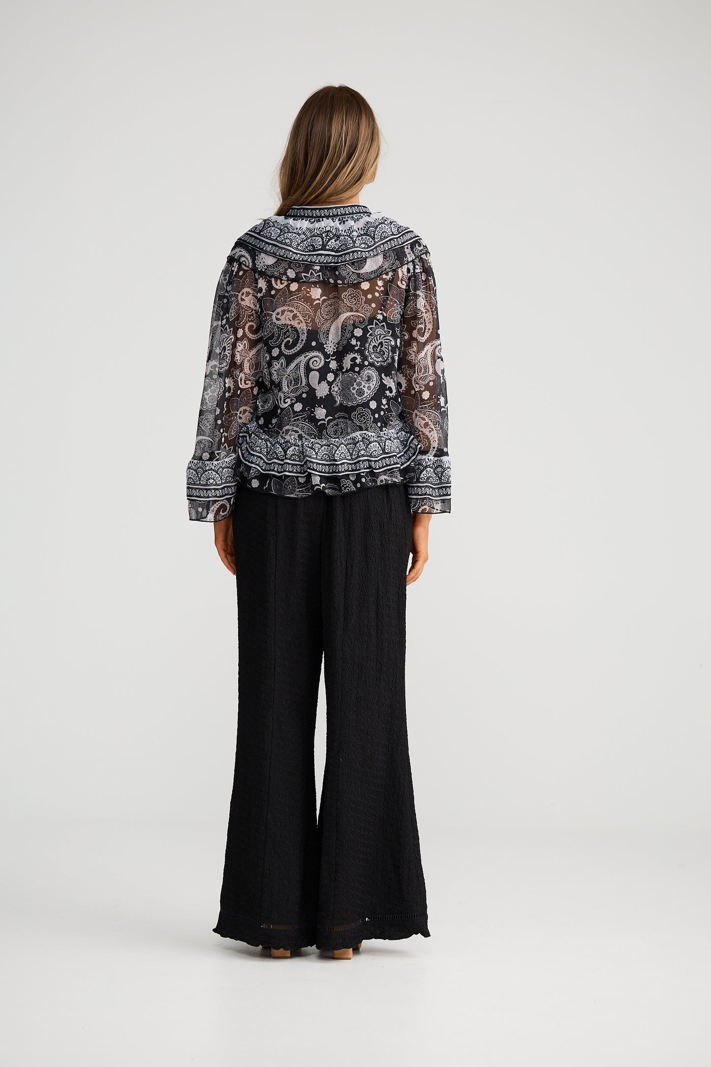 CARMEN FRILL TOP DESTINY