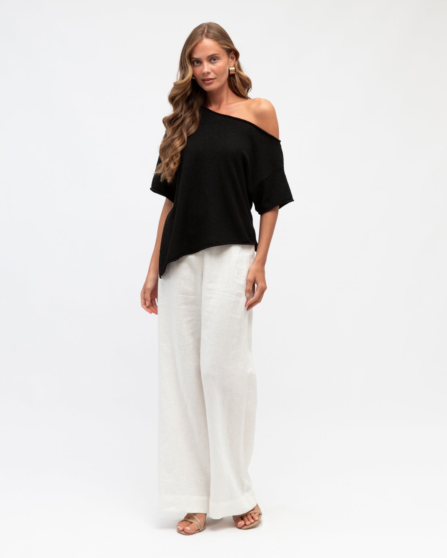 BOUCLE KNIT TOP