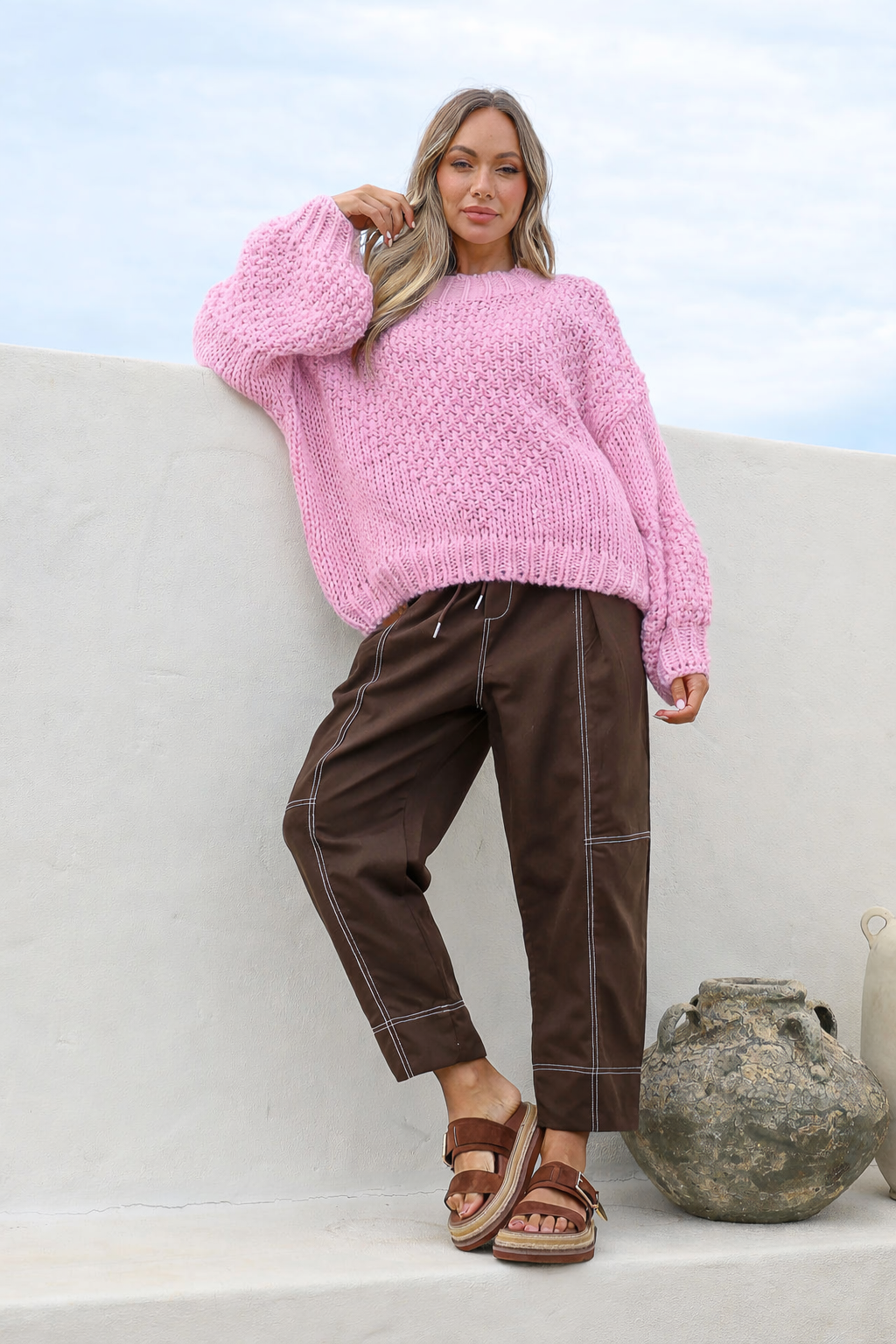 GETAWAY BLOCK KNIT