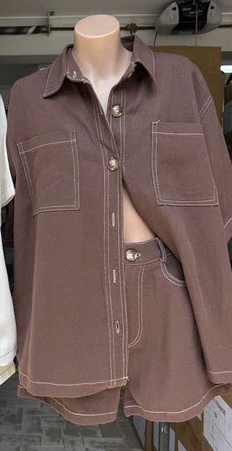 CHOCOLATE SHORT SET