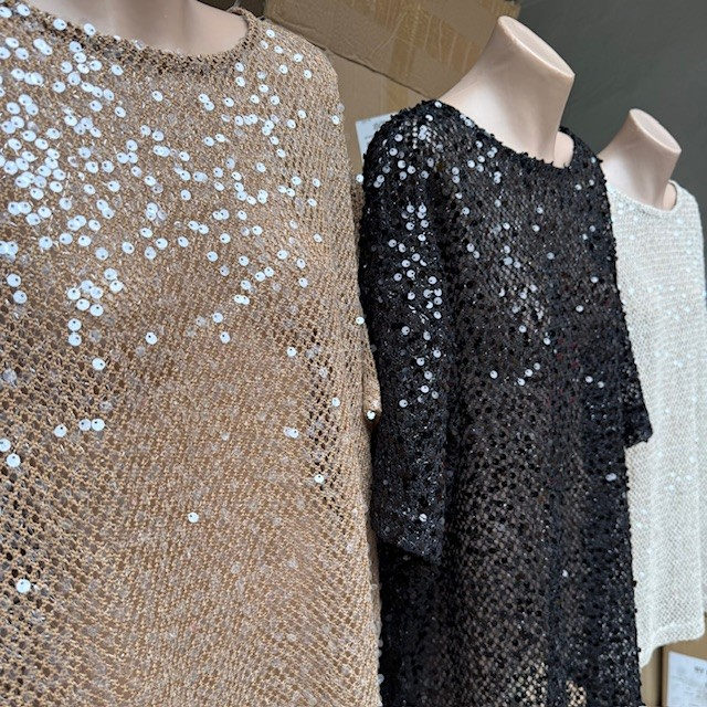 FRANKIE SEQUIN TOP
