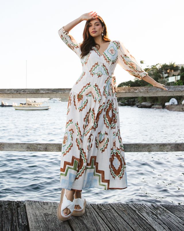 IDYLL WRAP MAXI DRESS