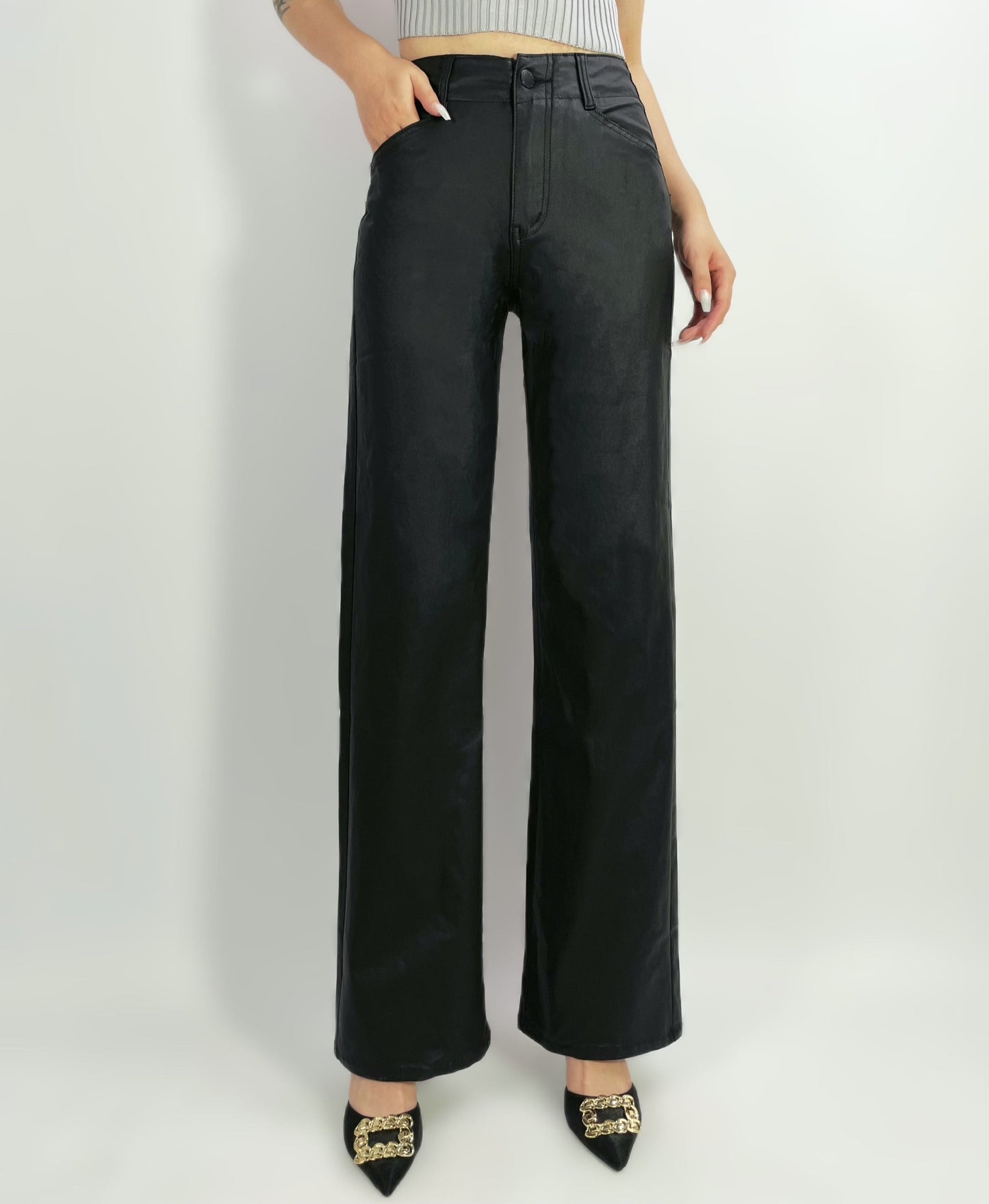WET LOOK PANT
