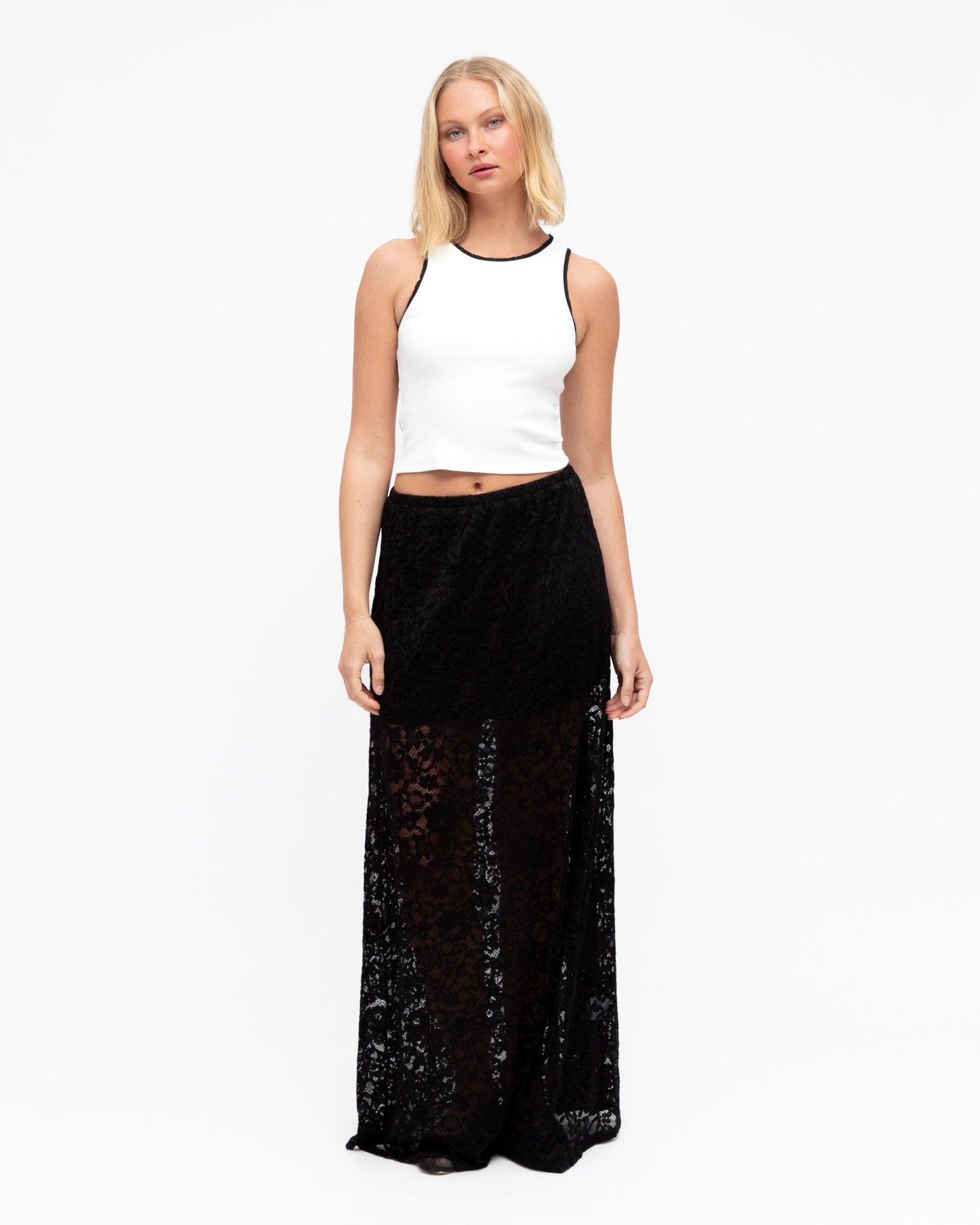 HELEN A LINE SKIRT MAXI