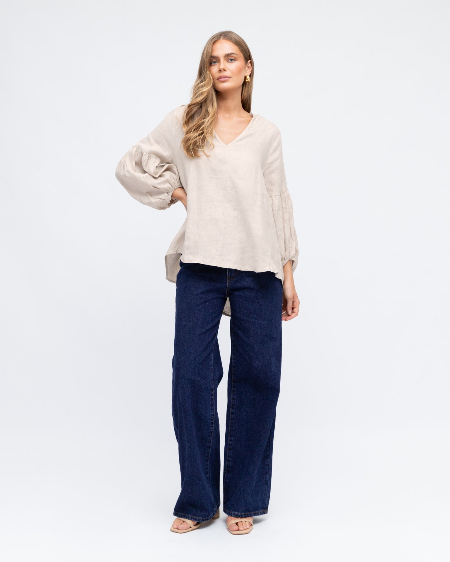 LINEN BLOUSE