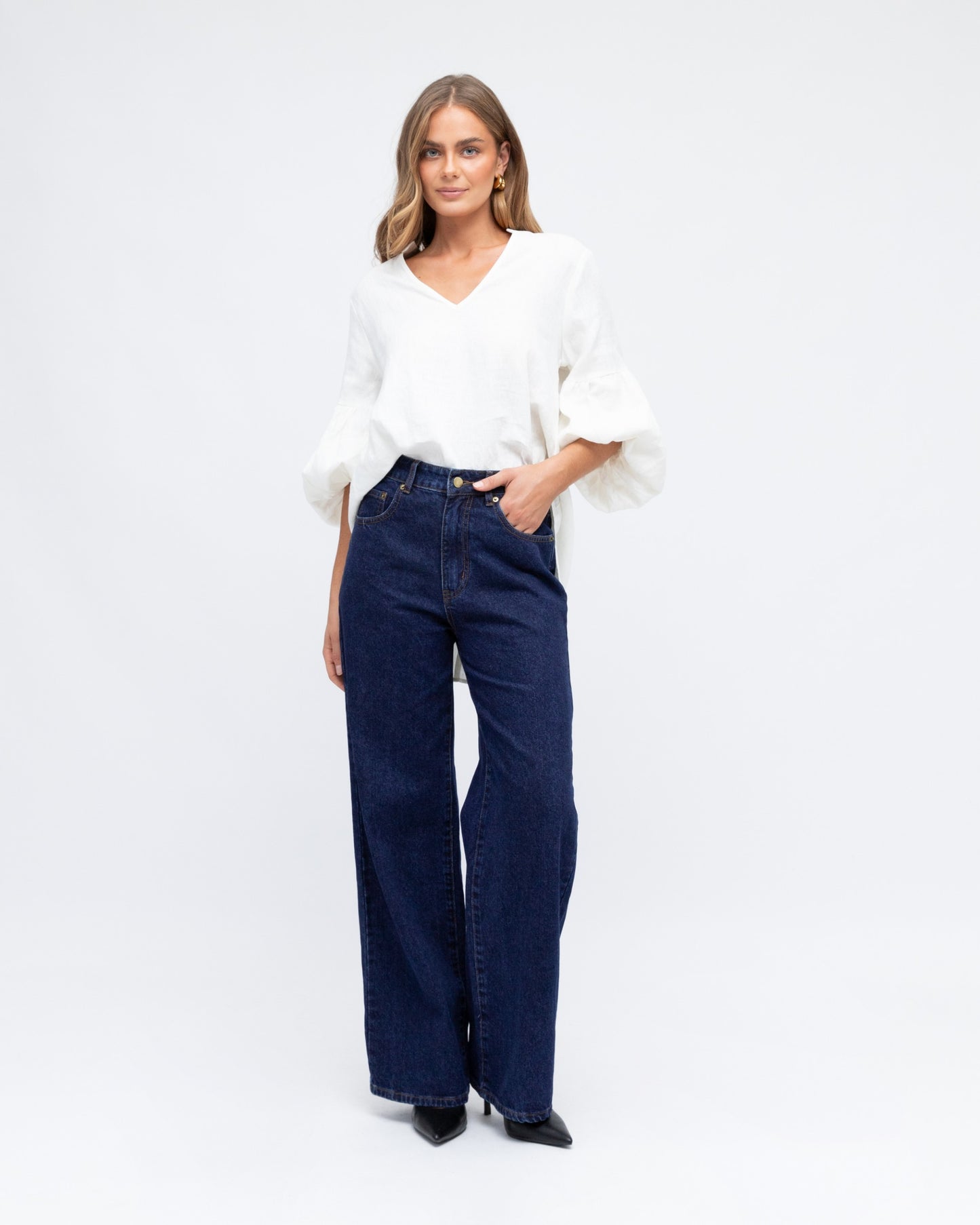 LINEN BLOUSE