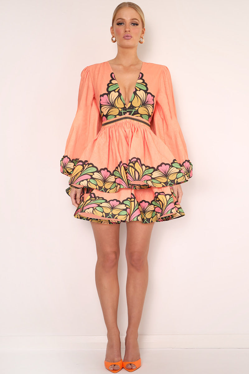 PORTUGAL LONG SLEEVED DRESS
