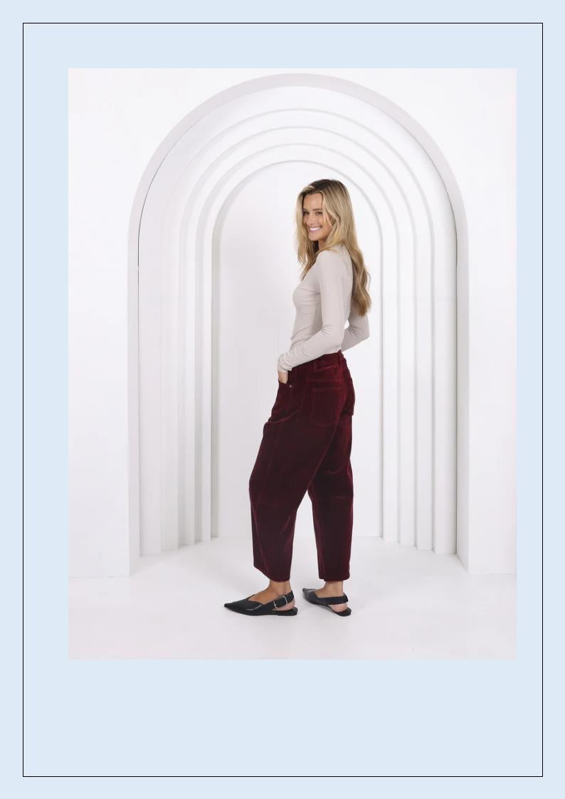 TONI BARREL CORDUROY