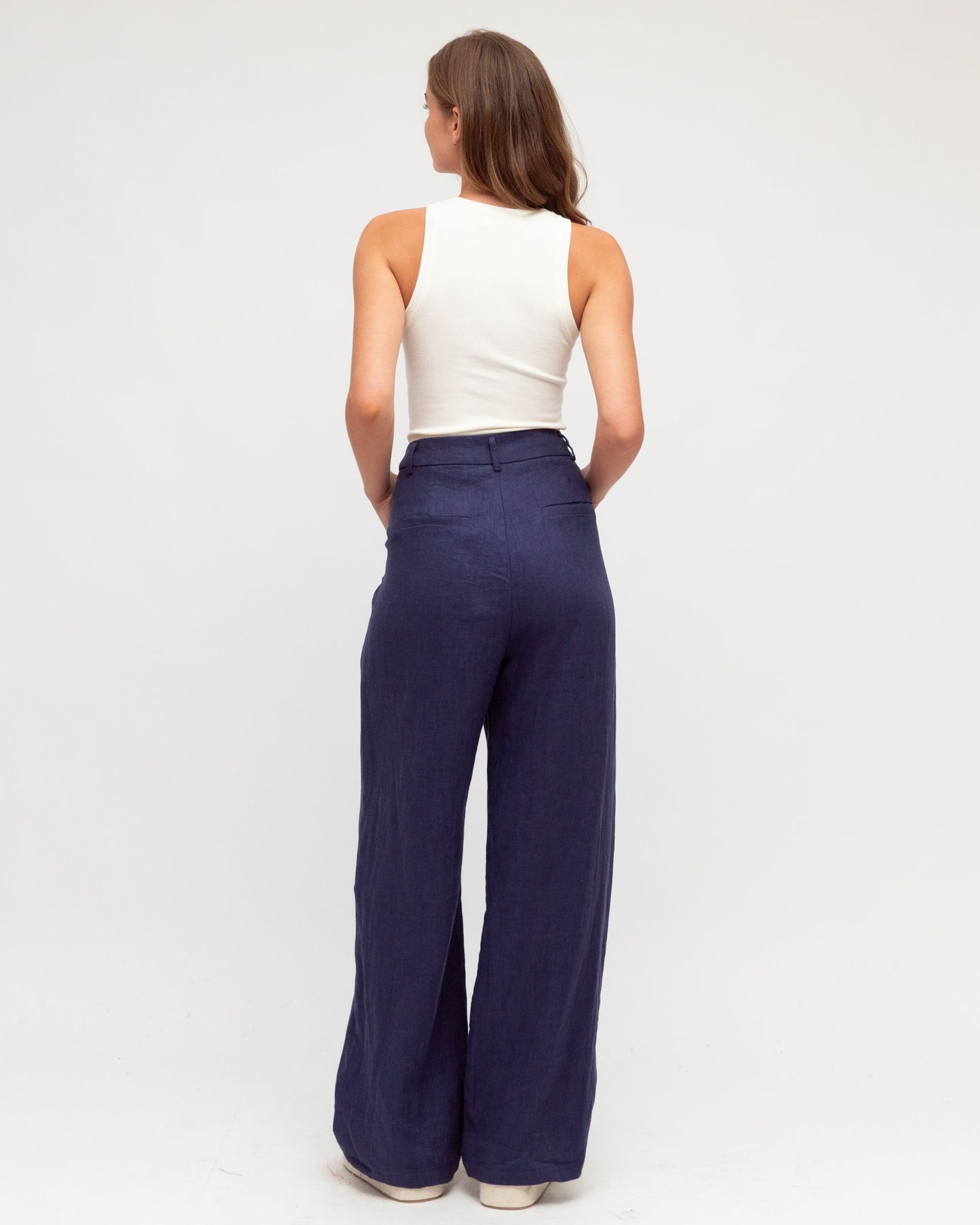 CHLOE 100% LINEN PANT