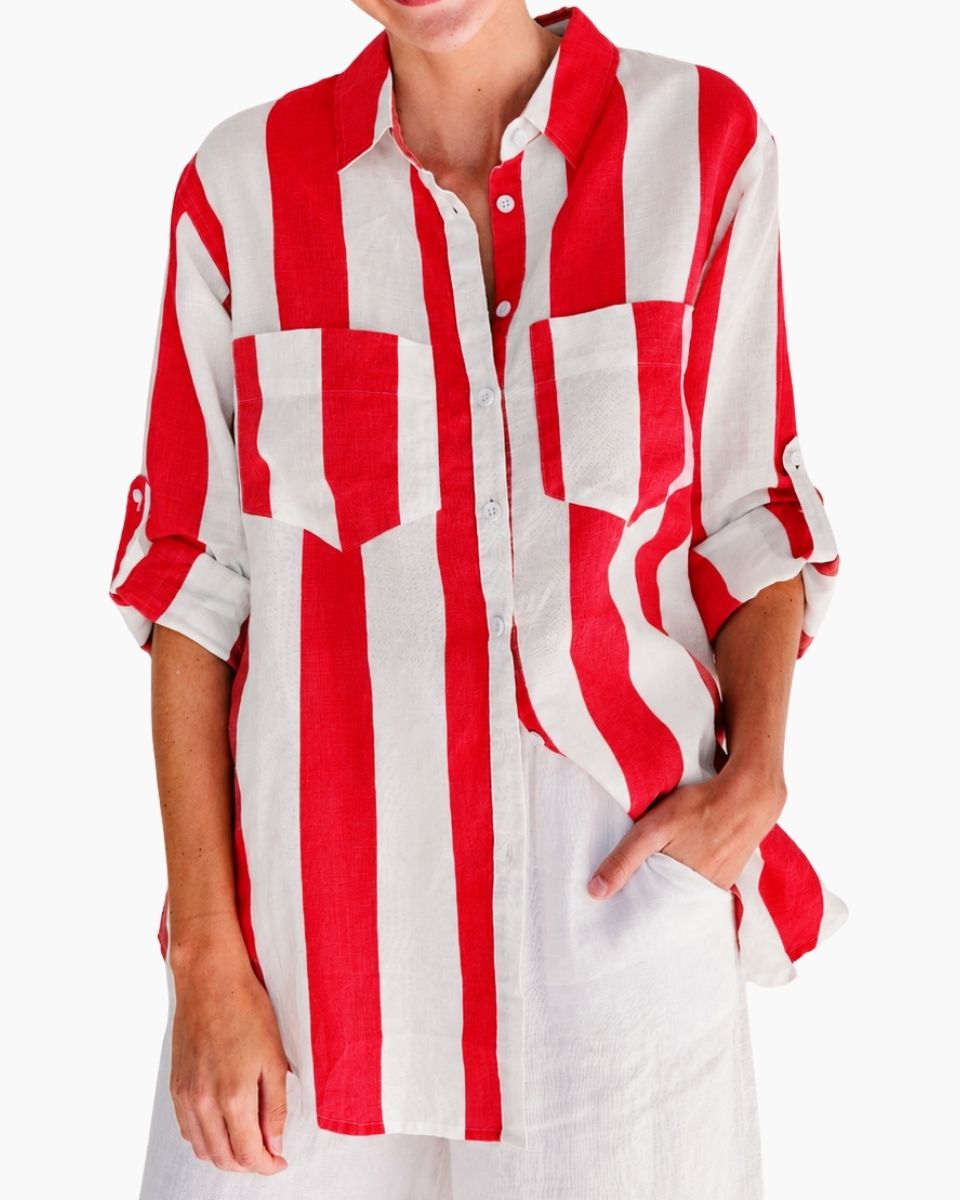 SOUL SPARROW STRIPE SHIRT