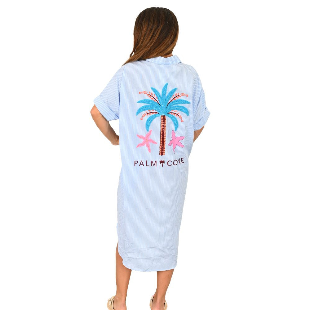 PALM COVER SHIRTDRESS