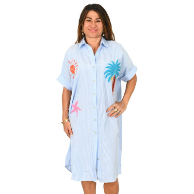 PALM COVER SHIRTDRESS