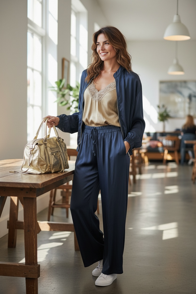 SARA SILK BOMBER