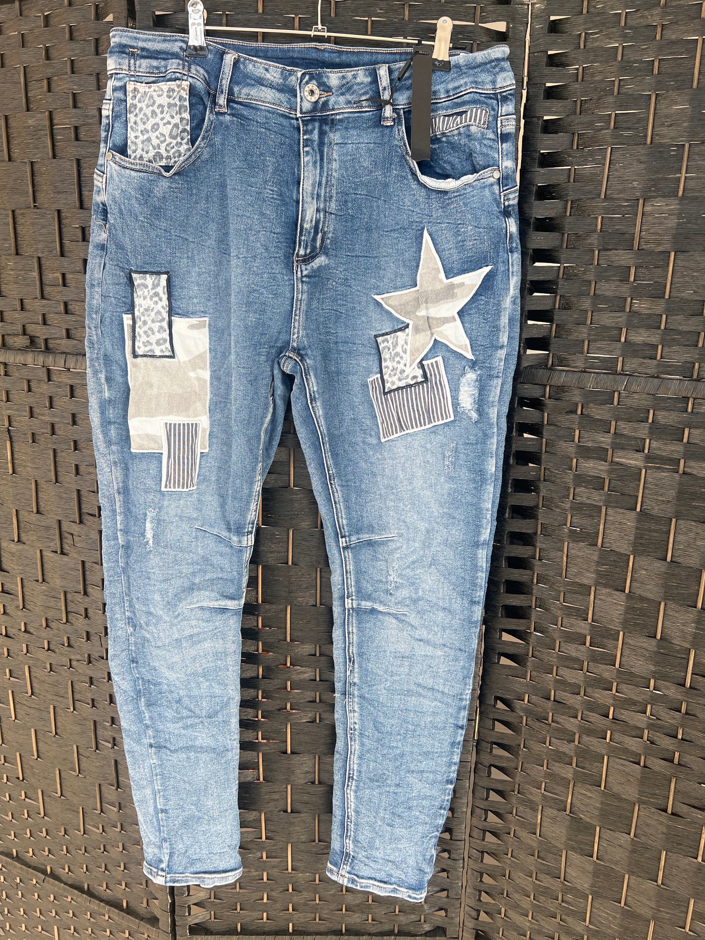 PATCH WORK STAR DENIM