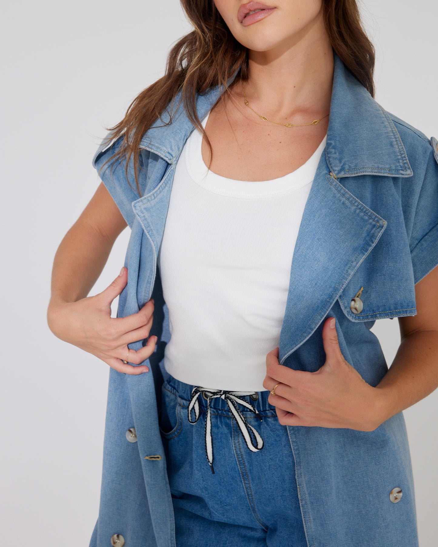 BELLA DENIM VEST