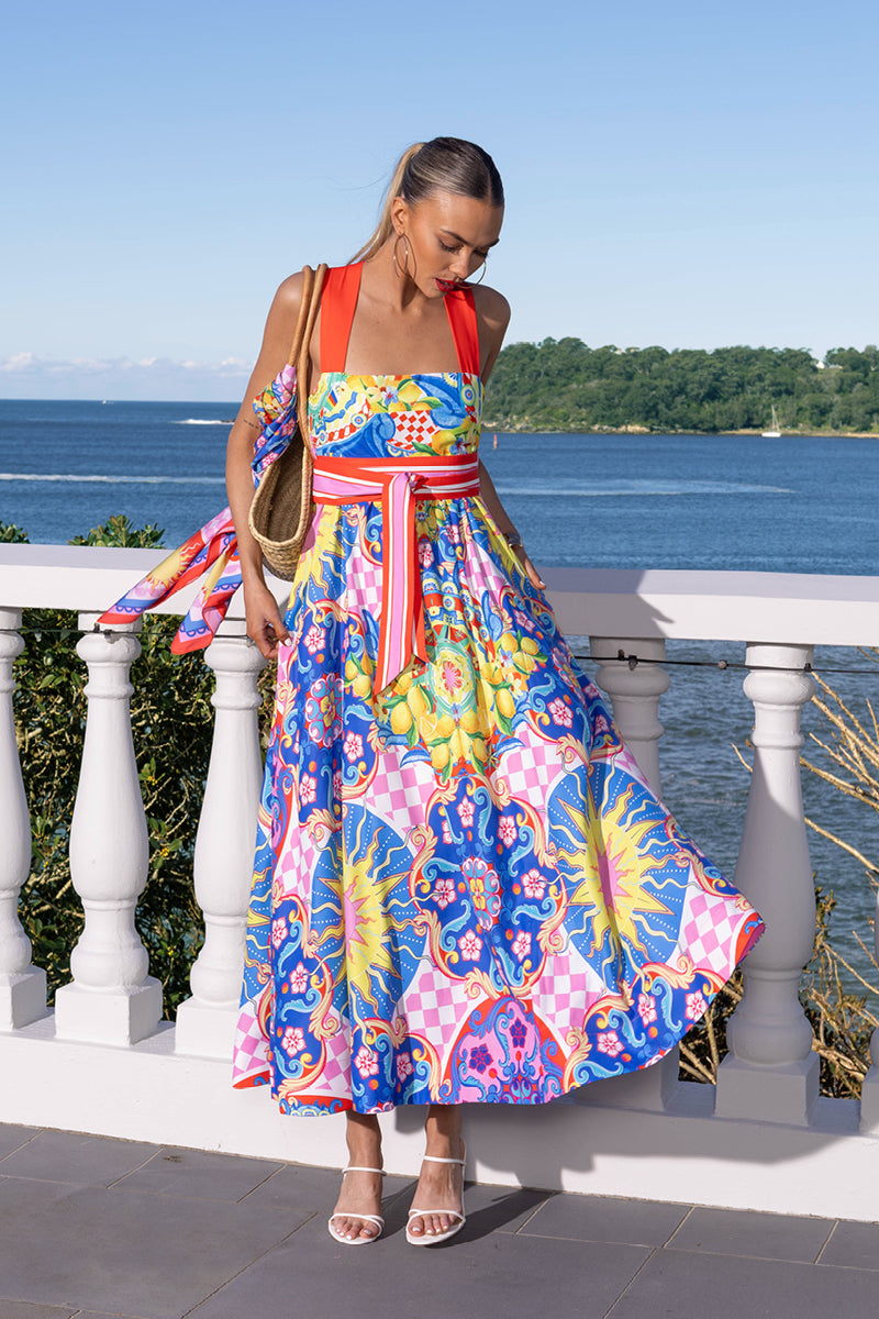 SUMMER SICILY DRESS