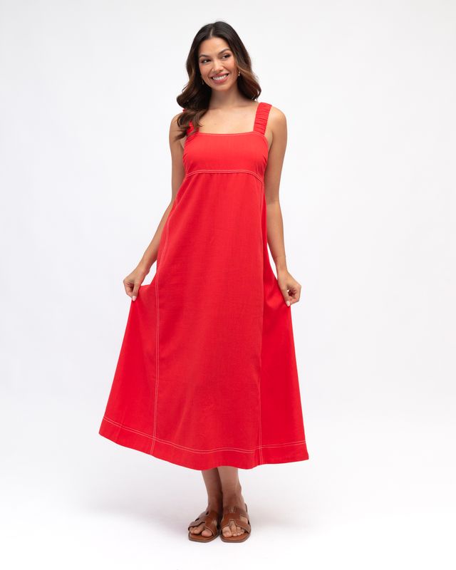STICHED UP MAXI DRESS