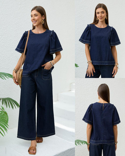 DONNA DENIM TOP
