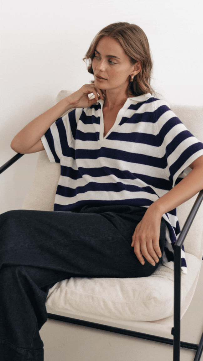 RELAXED KNIT TOP