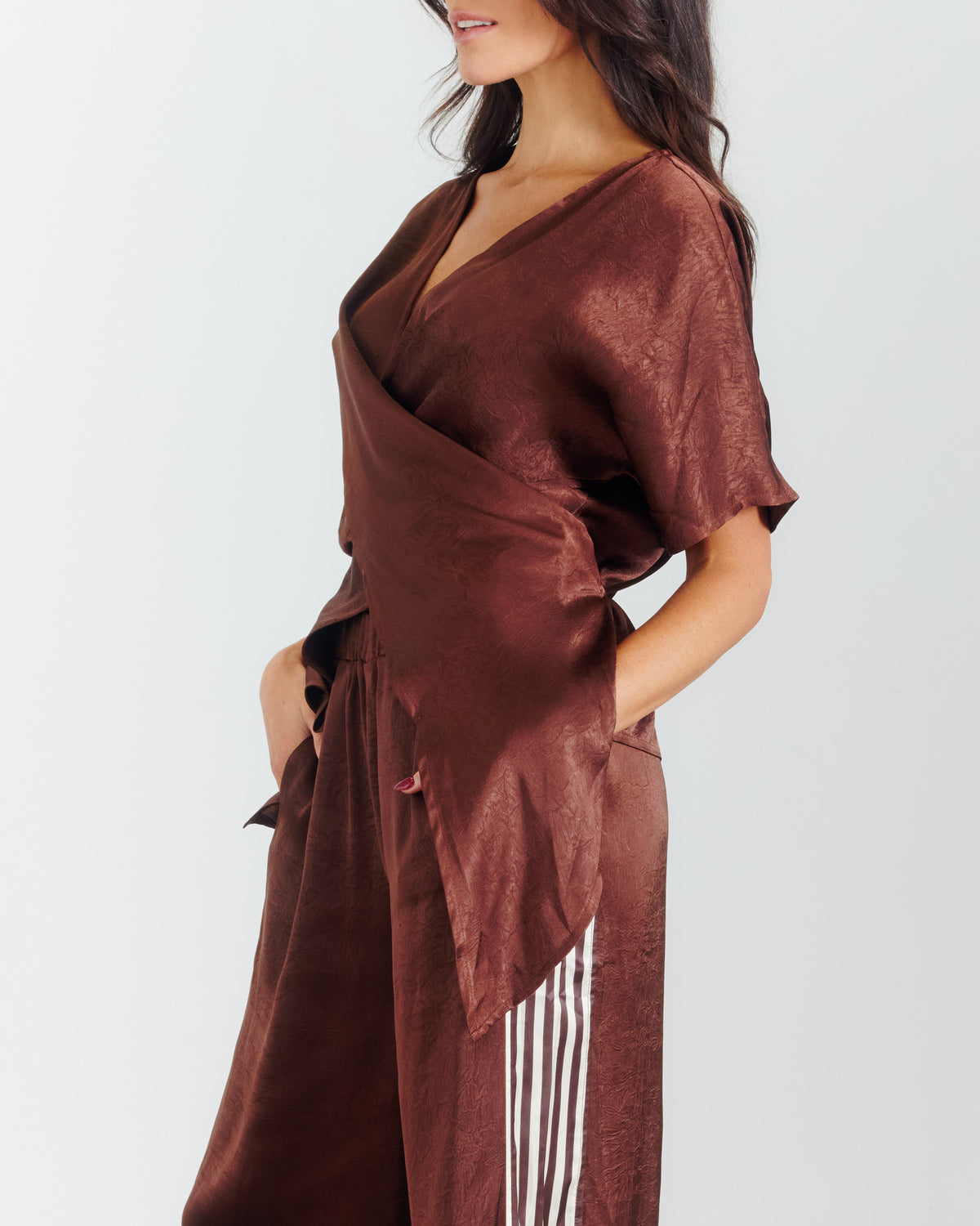 PORTOFINO SIDE RACER PANT CHOC