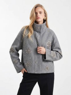 BEADED COAT