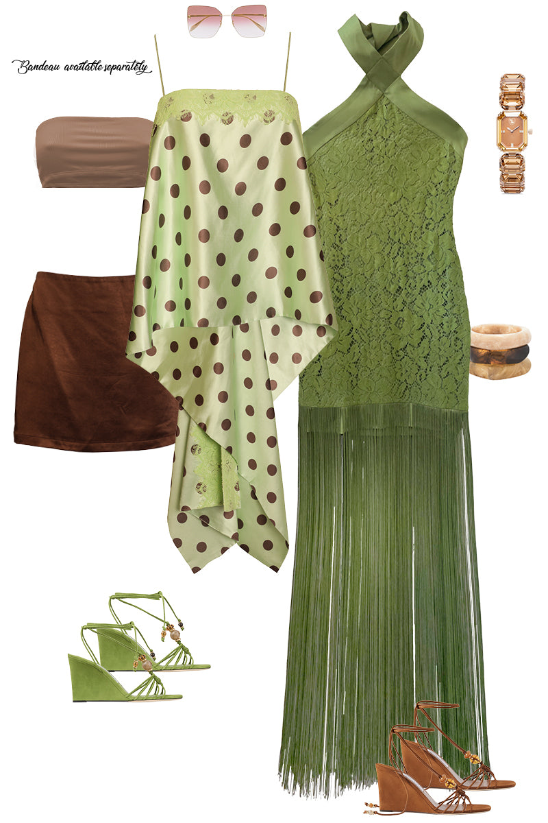 CHARTEUSE DRESS