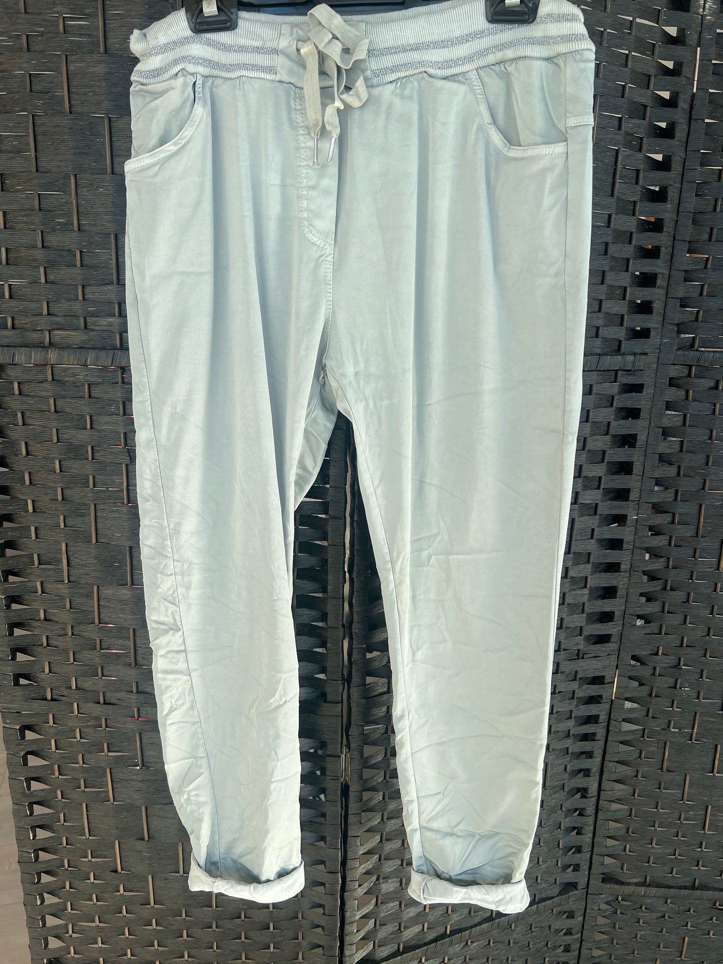 TUSCANY SHINNY PULL ON PANTS