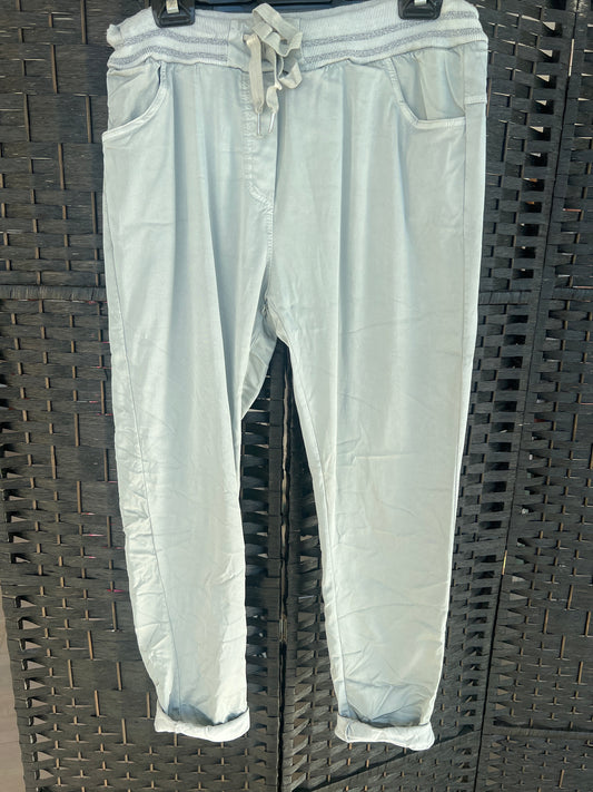 TUSCANY SHINNY PULL ON PANTS