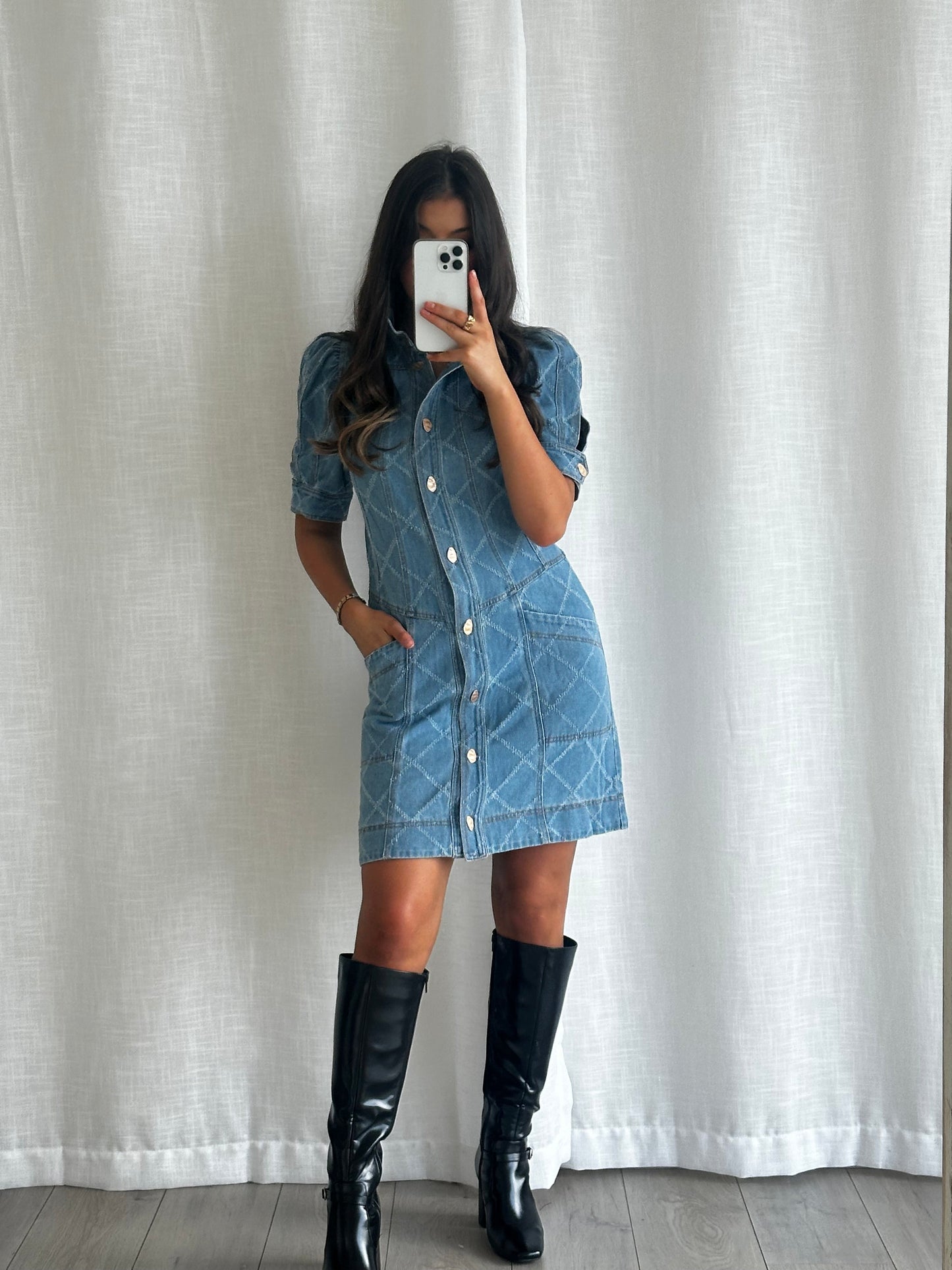 DEBBIE DENIM DRESS