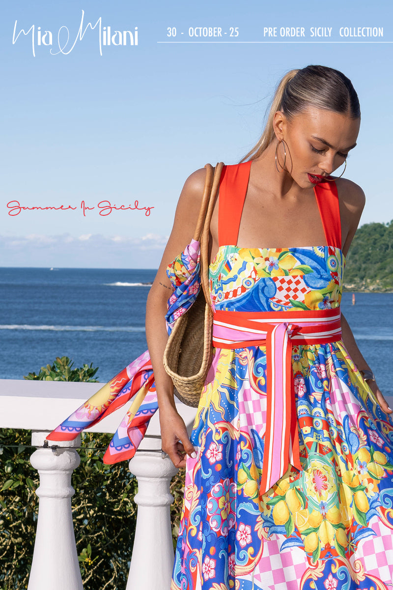 SUMMER SICILY DRESS
