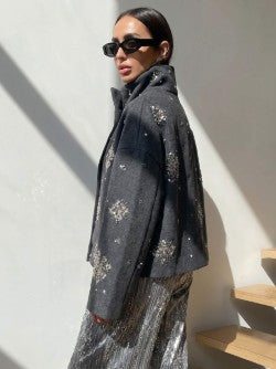 BEADED COAT