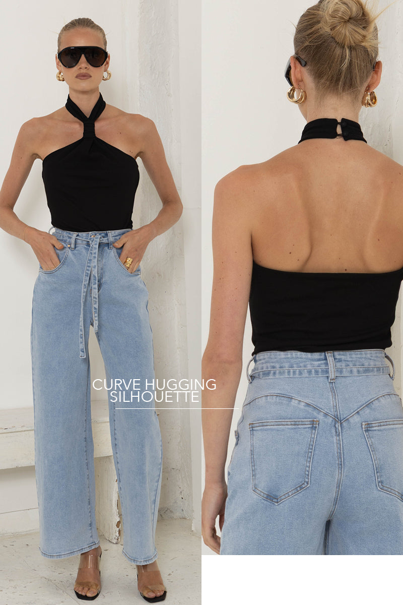 WIDE LEG JEANS