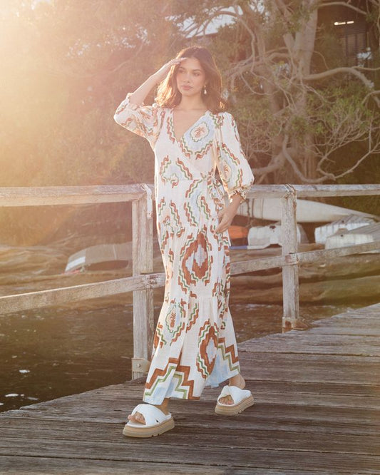 IDYLL WRAP MAXI DRESS
