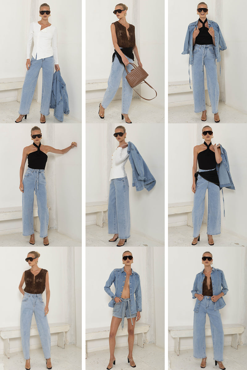 WIDE LEG JEANS
