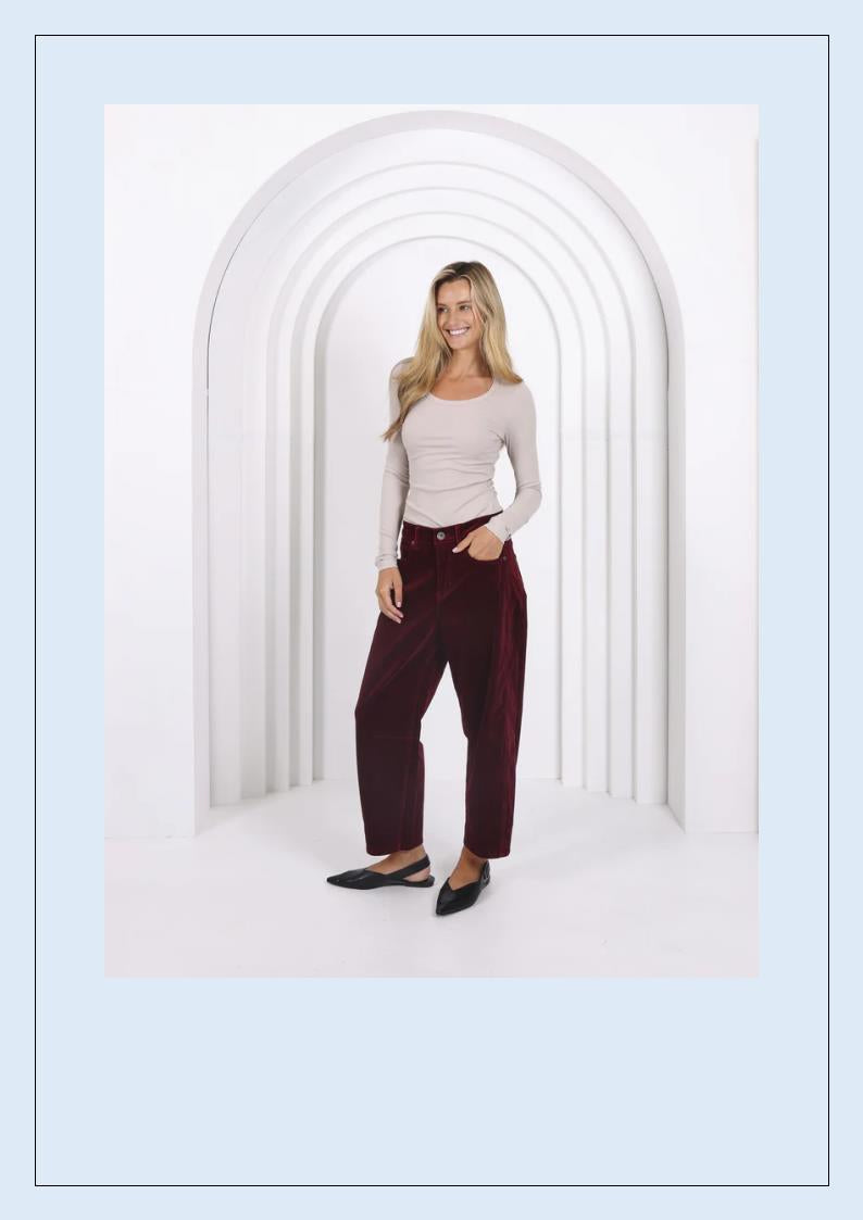 TONI BARREL CORDUROY