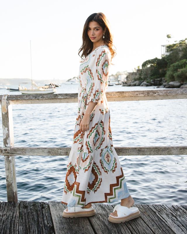 IDYLL WRAP MAXI DRESS