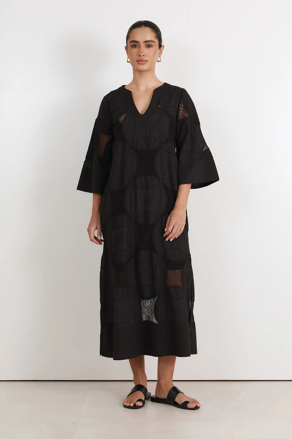 PALOMA KAFTAN MIDI DRESS