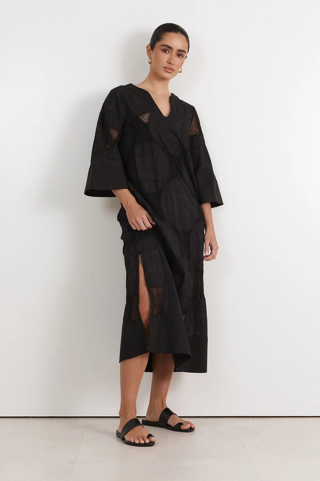 PALOMA KAFTAN MIDI DRESS