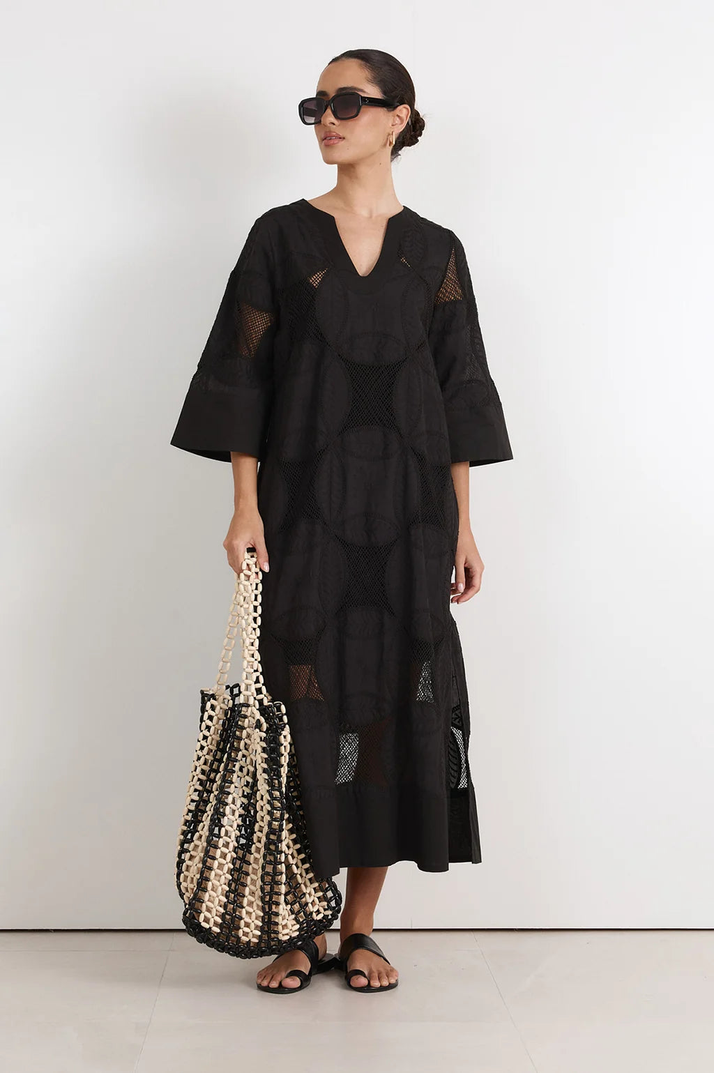 PALOMA KAFTAN MIDI DRESS