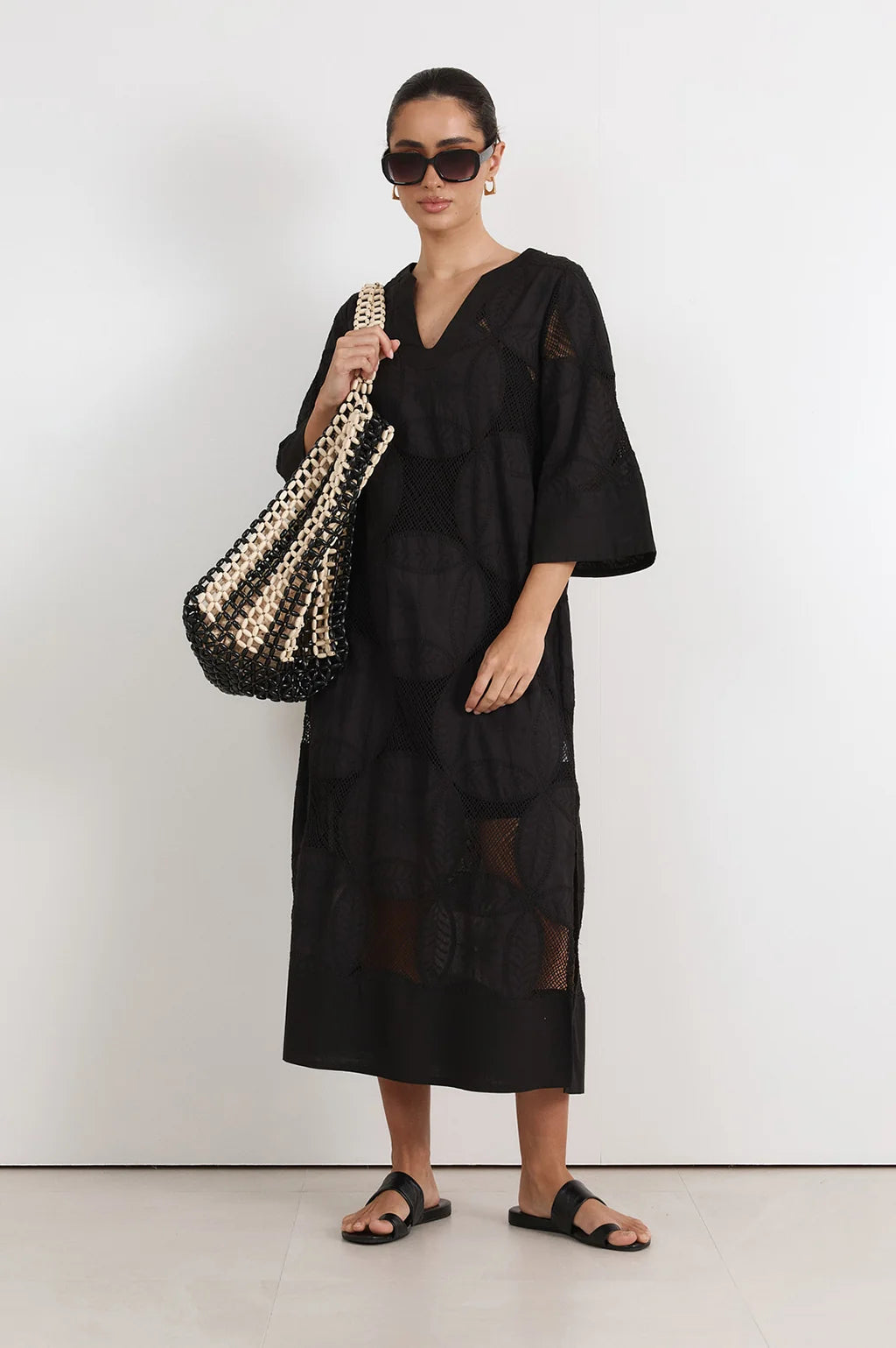 PALOMA KAFTAN MIDI DRESS